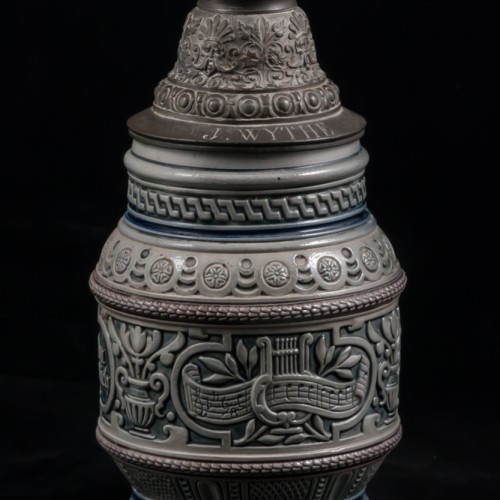 Старинная пивная кружка, 1/2 л, Merkelbach & Wick, Германия, 1879-1927 гг