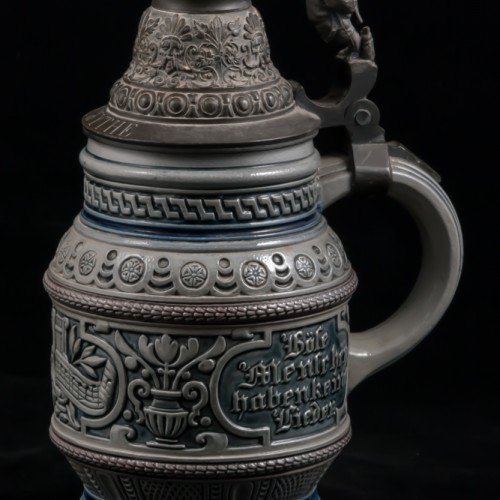 Старинная пивная кружка, 1/2 л, Merkelbach & Wick, Германия, 1879-1927 гг