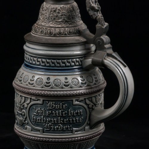 Старинная пивная кружка, 1/2 л, Merkelbach & Wick, Германия, 1879-1927 гг