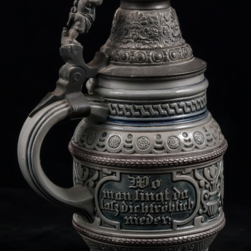 Старинная пивная кружка, 1/2 л, Merkelbach & Wick, Германия, 1879-1927 гг