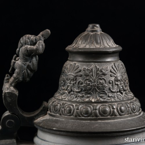 Старинная пивная кружка, 1/2 л, Merkelbach & Wick, Германия, 1879-1927 гг