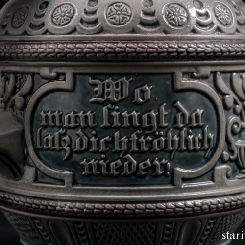 Старинная пивная кружка, 1/2 л, Merkelbach & Wick, Германия, 1879-1927 гг