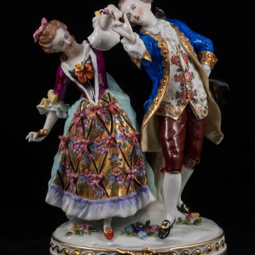 Пара танцующая на балу, Ernst Bohne Sohne, Германия, 1901-37 гг