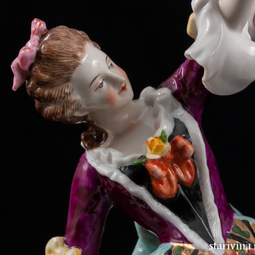 Пара танцующая на балу, Ernst Bohne Sohne, Германия, 1901-37 гг