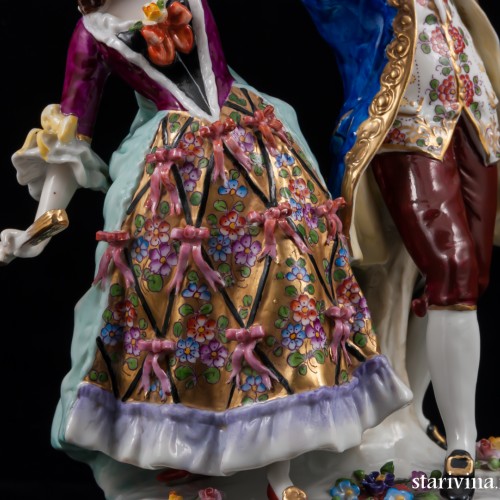 Пара танцующая на балу, Ernst Bohne Sohne, Германия, 1901-37 гг