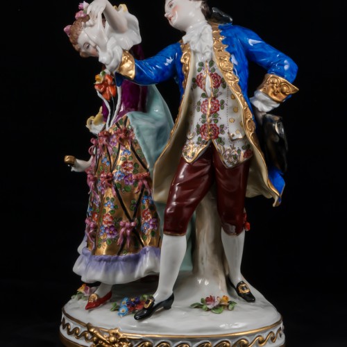 Пара танцующая на балу, Ernst Bohne Sohne, Германия, 1901-37 гг