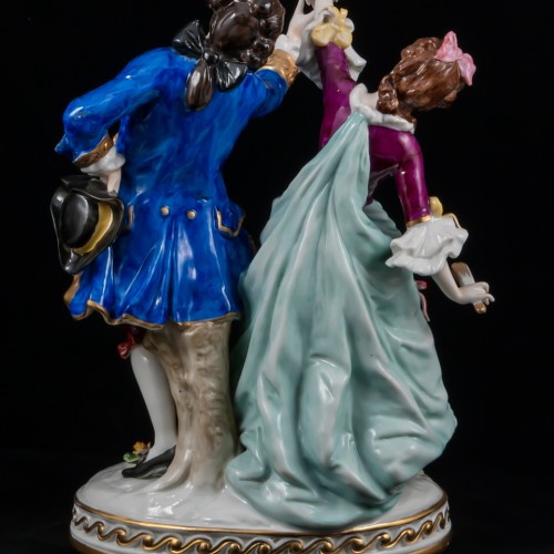 Пара танцующая на балу, Ernst Bohne Sohne, Германия, 1901-37 гг