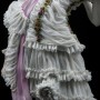 Дама с розовым шарфом, кружевная, Volkstedt, Германия, 1915-34 гг