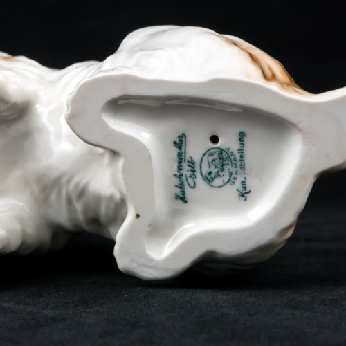 Сидящий спаниель, Hutschenreuther, Германия, 1938-55 гг