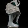 Балерина в пачке с зеленым лифом, кружевная, Volkstedt, Германия, 1915-36 гг