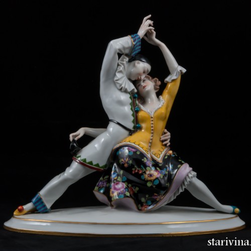 Страстное танго (танец пьеро и коломбины), Volkstedt, Германия, 1915-36 гг