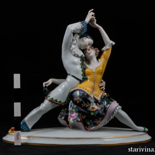 Страстное танго (танец пьеро и коломбины), Volkstedt, Германия, 1915-36 гг