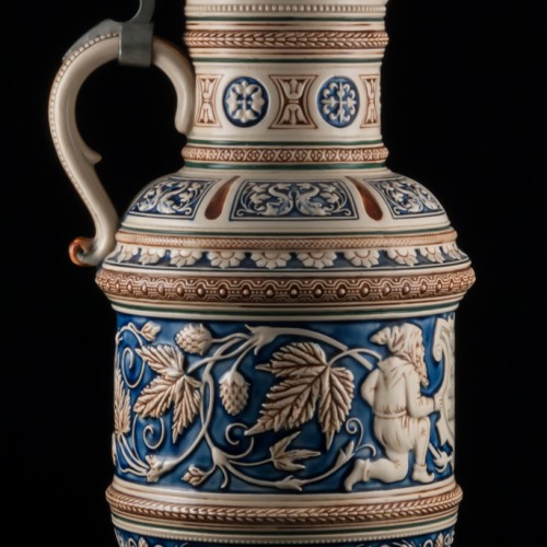 Старинный пивной кувшин 2л, Германия, 1900 гг