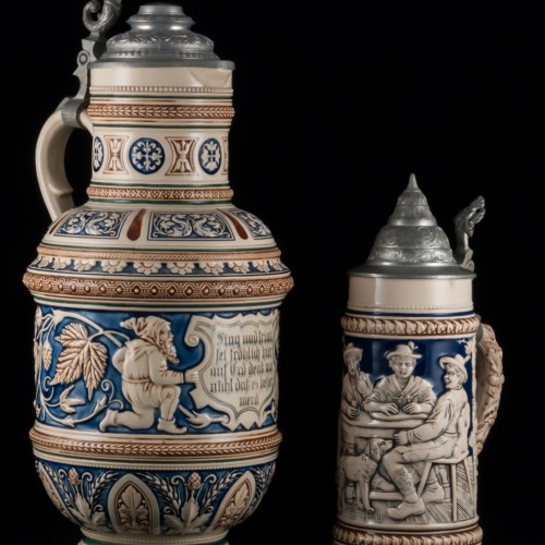 Старинный пивной кувшин 2л, Германия, 1900 гг