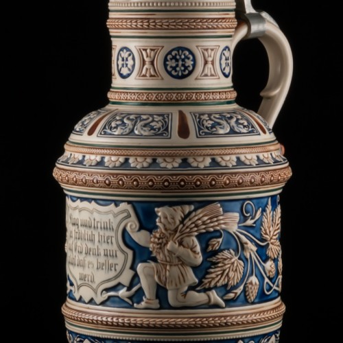 Старинный пивной кувшин 2л, Германия, 1900 гг