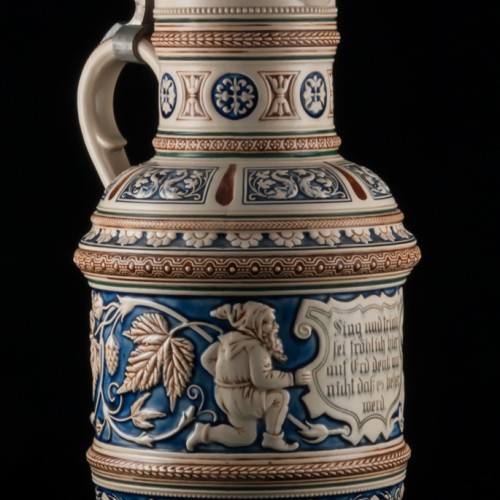 Старинный пивной кувшин 2л, Германия, 1900 гг