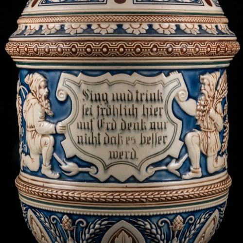 Старинный пивной кувшин 2л, Германия, 1900 гг