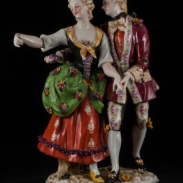 Танцующая пара, E. A. Muller, Германия, кон. 19 в
