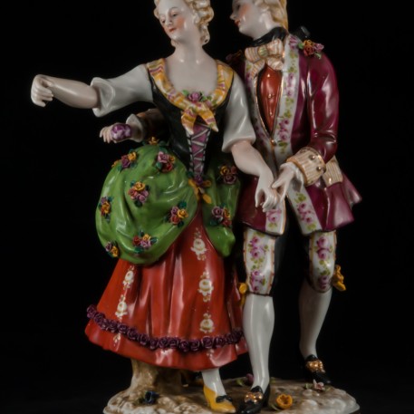 Танцующая пара, E. A. Muller, Германия, кон. 19 в