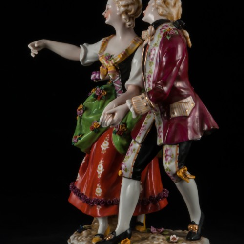 Танцующая пара, E. A. Muller, Германия, кон. 19 в