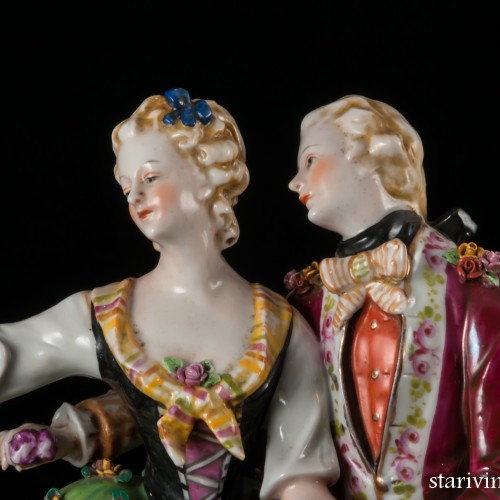 Танцующая пара, E. A. Muller, Германия, кон. 19 в