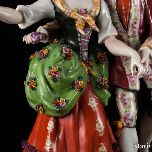 Танцующая пара, E. A. Muller, Германия, кон. 19 в