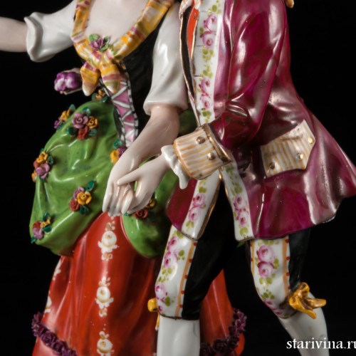 Танцующая пара, E. A. Muller, Германия, кон. 19 в