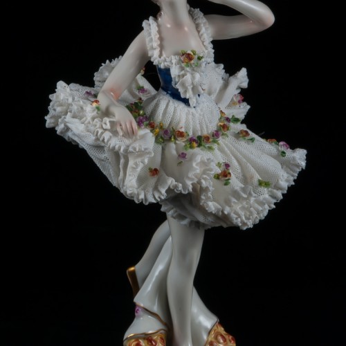 Балерина, кружевная, Volkstedt, Германия, 1915-35 гг