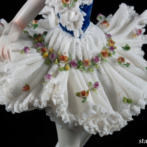 Балерина, кружевная, Volkstedt, Германия, 1915-35 гг