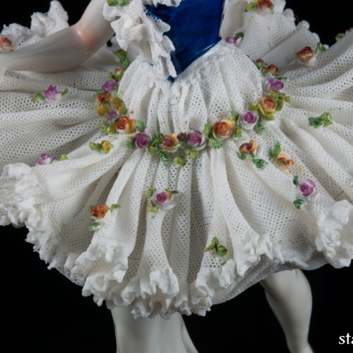 Балерина, кружевная, Volkstedt, Германия, 1915-35 гг