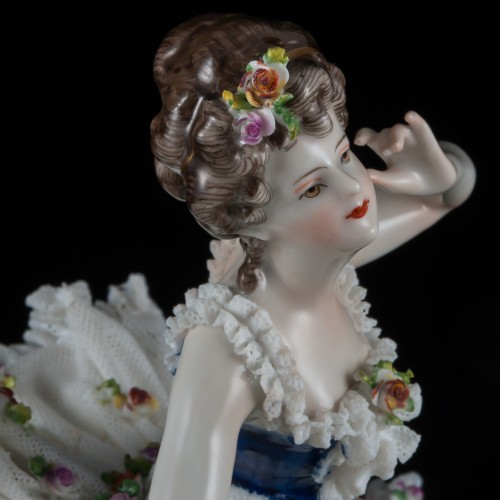 Балерина, кружевная, Volkstedt, Германия, 1915-35 гг
