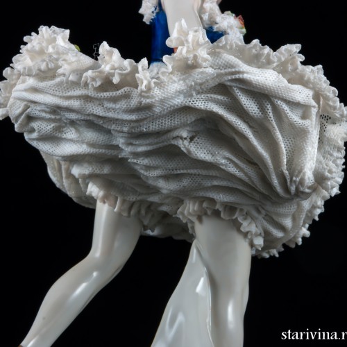 Балерина, кружевная, Volkstedt, Германия, 1915-35 гг