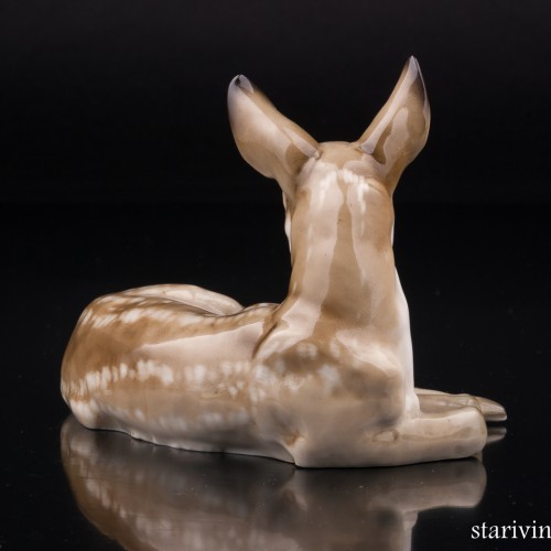 Фарфоровая статуэтка Олененок, Hutschenreuther, Германия, 1938-55 гг.