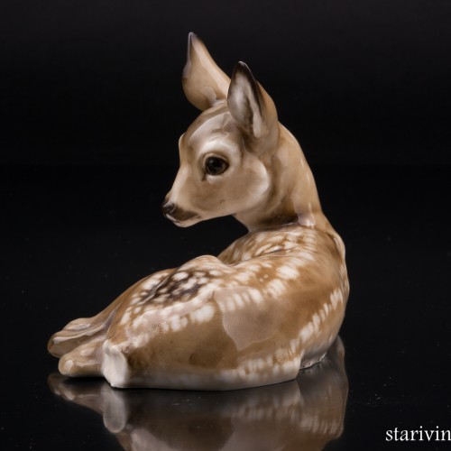 Фарфоровая статуэтка Олененок, Hutschenreuther, Германия, 1938-55 гг.