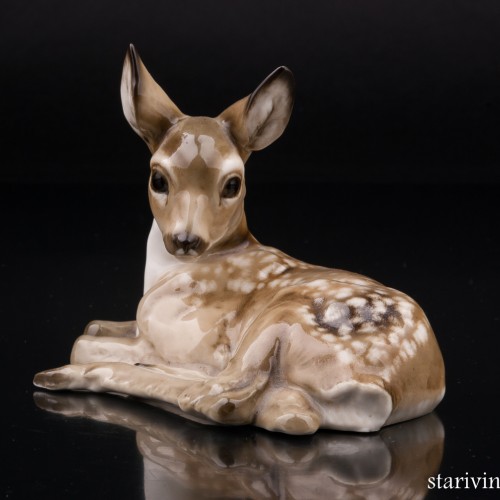 Фарфоровая статуэтка Олененок, Hutschenreuther, Германия, 1938-55 гг.
