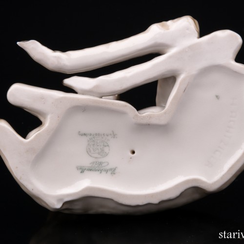 Фарфоровая статуэтка Олененок, Hutschenreuther, Германия, 1938-55 гг.