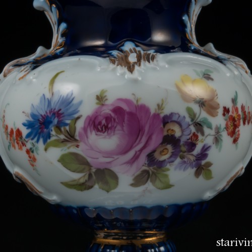 Две декоративные фарфоровые вазы, Meissen, Германия, вт. пол. 19 в