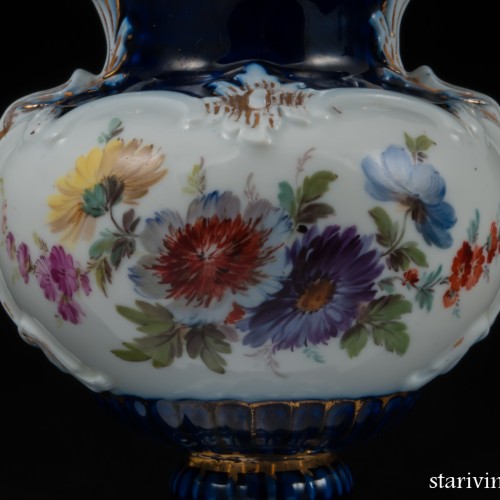 Две декоративные фарфоровые вазы, Meissen, Германия, вт. пол. 19 в