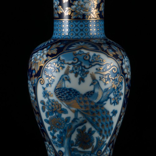 Ваза "Павлины", Alka Kaiser, Германия, 1970 гг