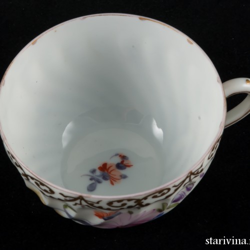 Чайный набор из 6 чашек с блюдцами, Nymphenburg, Германия, кон. 19 - нач. 20 вв