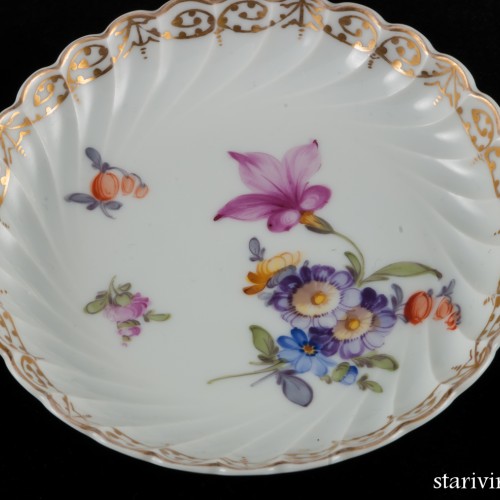 Чайный набор из 6 чашек с блюдцами, Nymphenburg, Германия, кон. 19 - нач. 20 вв