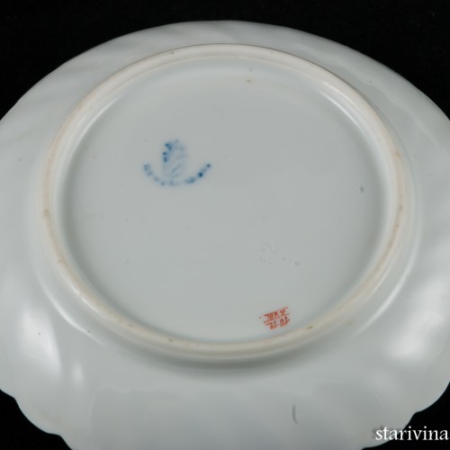 Чайный набор из 6 чашек с блюдцами, Nymphenburg, Германия, кон. 19 - нач. 20 вв