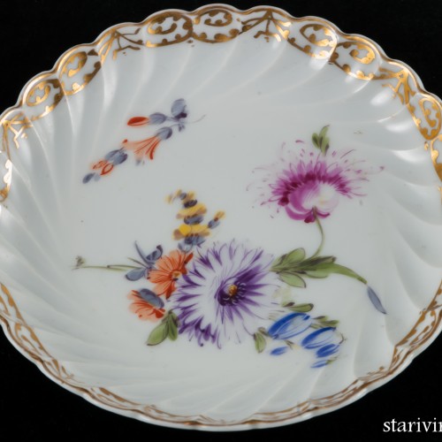 Чайный набор из 6 чашек с блюдцами, Nymphenburg, Германия, кон. 19 - нач. 20 вв