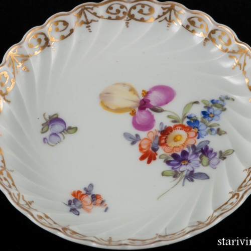 Чайный набор из 6 чашек с блюдцами, Nymphenburg, Германия, кон. 19 - нач. 20 вв