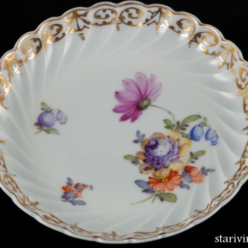 Чайный набор из 6 чашек с блюдцами, Nymphenburg, Германия, кон. 19 - нач. 20 вв