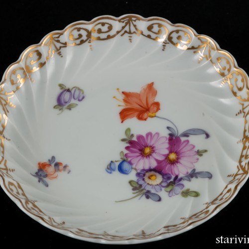 Чайный набор из 6 чашек с блюдцами, Nymphenburg, Германия, кон. 19 - нач. 20 вв