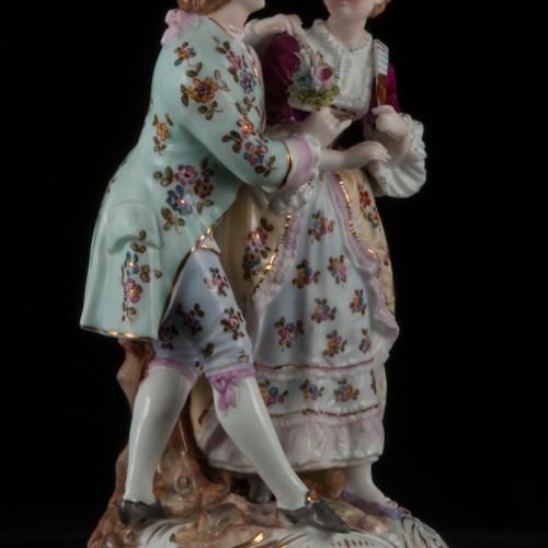 Романтическая пара, Volkstedt, Германия, 1886-1894 гг