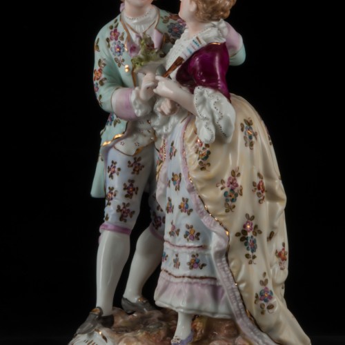 Романтическая пара, Volkstedt, Германия, 1886-1894 гг