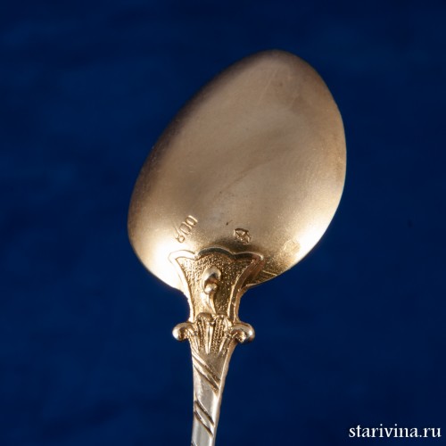 Набор серебряных ложек в кофре, Германия, нач. 20 в