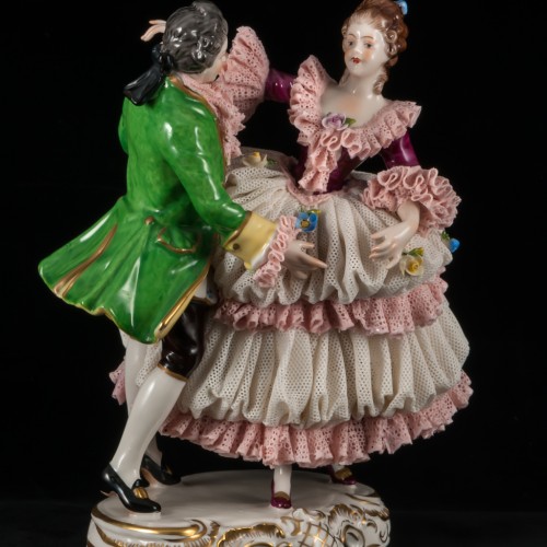 Танцующая пара, кружевная, Volkstedt, Германия